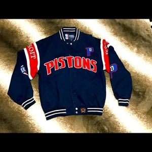 DETROIT PISTONS STARTER JACKET (MENS WEAR)